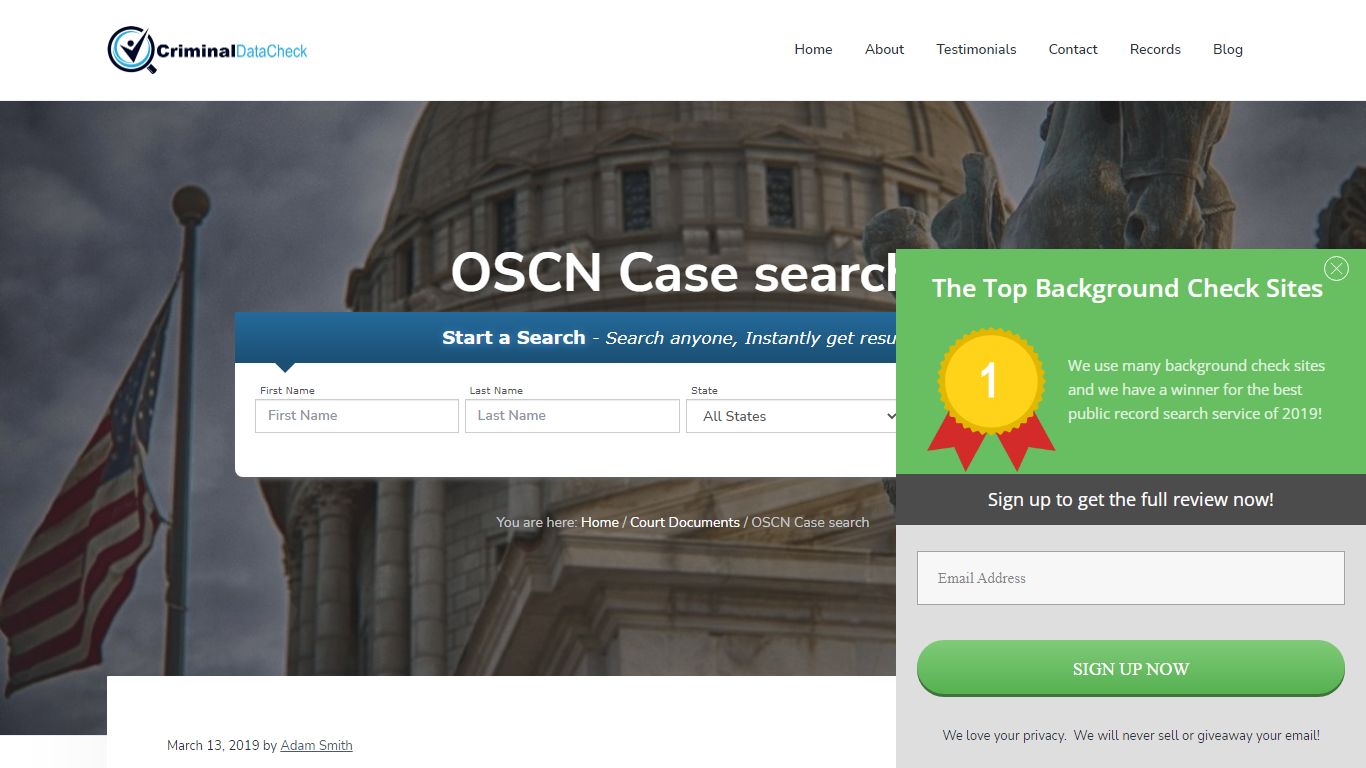 OSCN Case search - Find Criminal, Arrest, & Court Records Online